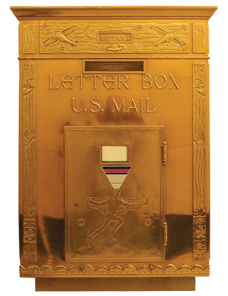 Art Deco letterbox